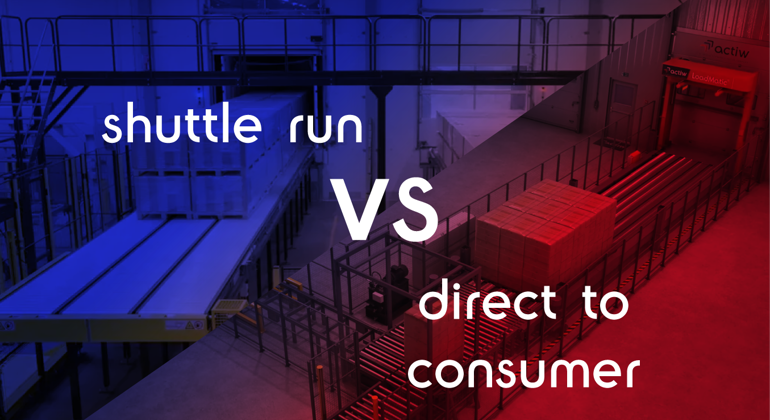 Shuttle Run VS Direct To Consumer Block