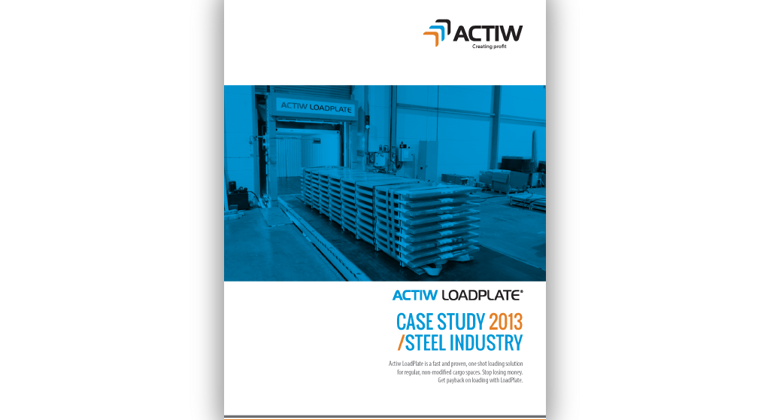 ACTIW Loadplate Steel Case Study Brochure Mockup